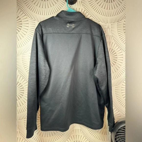 Under ARMOUR Men’s Black Quarter Zip Shirt 2XL‎ Loose Fit - Picture 3 of 5